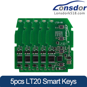 5pcs Lonsdor LT20 8A+4D Toyota & Lexus All-in-One Board for K518ISE K518S KH100+ Frequency Switchable